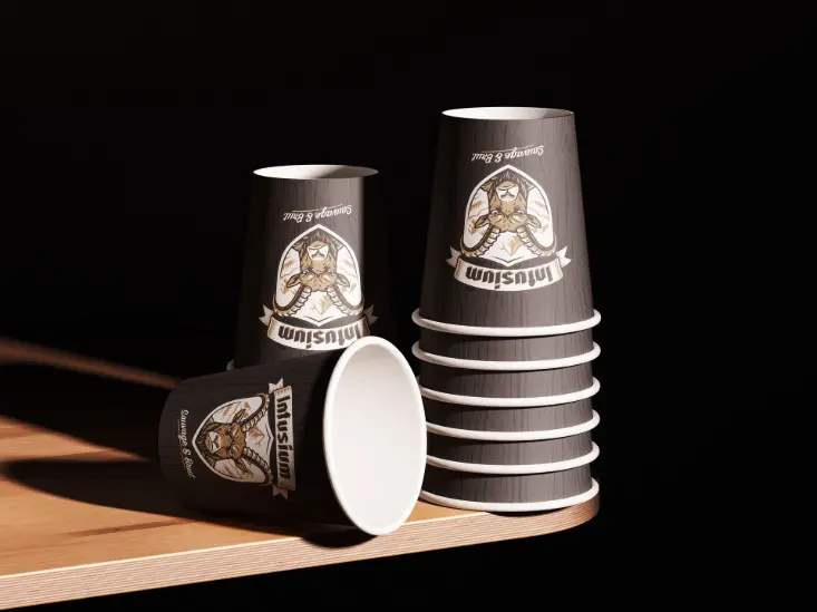 Gobelets Infusium, boisson suisse à la Poire à Botzi
